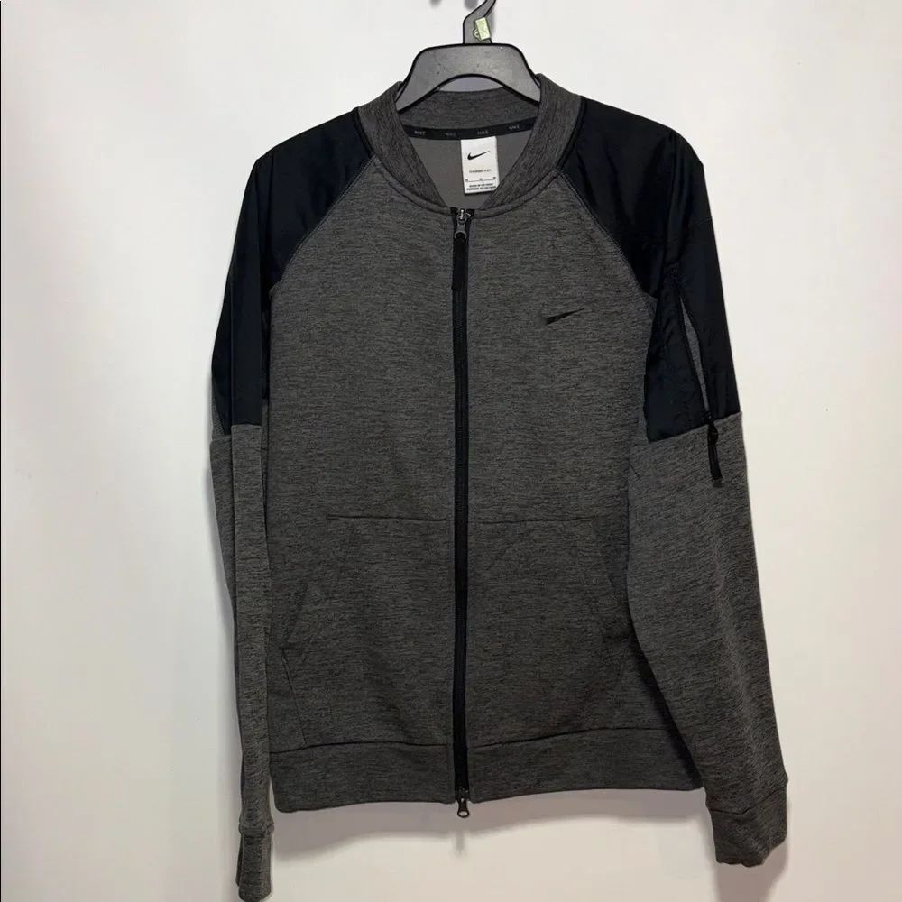 Nike Charcoal and Black Track Jacket